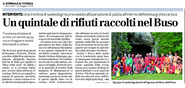 19-05-2010 Il Giornale di Vicenza-Un quintale di rifiuti raccolti nel Buso.